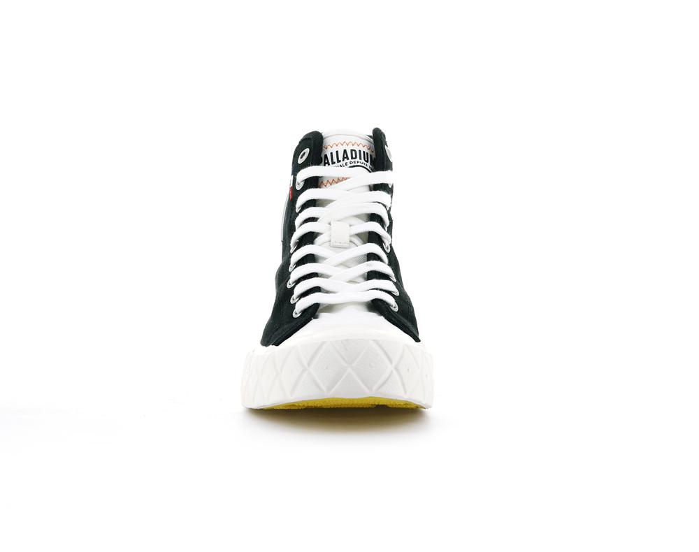 Black Palladium PALLA ACE CANVAS MID Men High Tops Shoes  Israel |  40695-QRUC