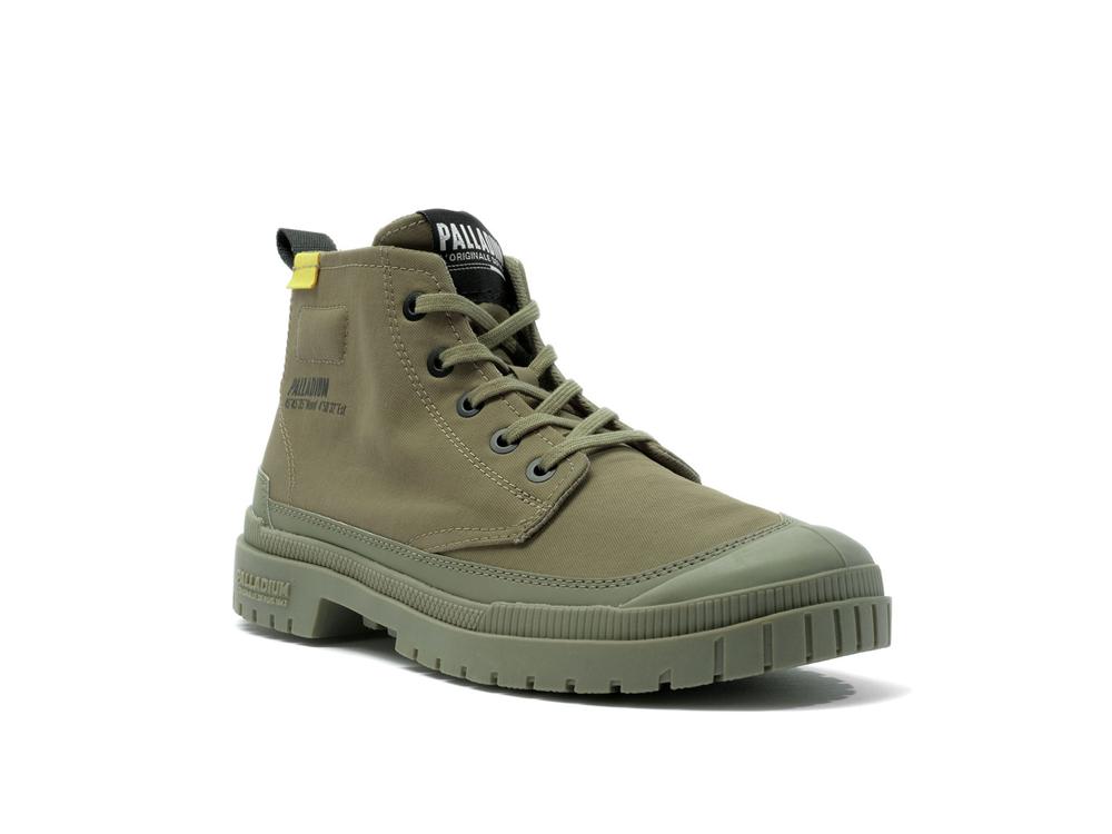 Dusky Green Palladium SP20 HI TECH Men High Tops Shoes  Israel |  84026-CGJA