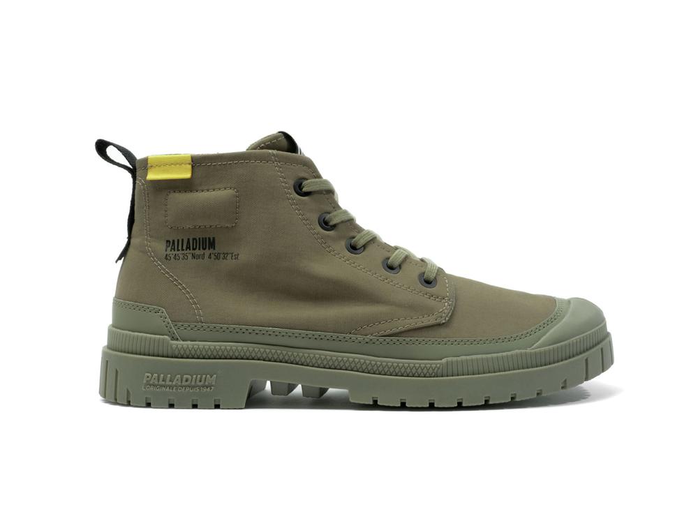 Dusky Green Palladium SP20 HI TECH Men High Tops Shoes  Israel |  84026-CGJA