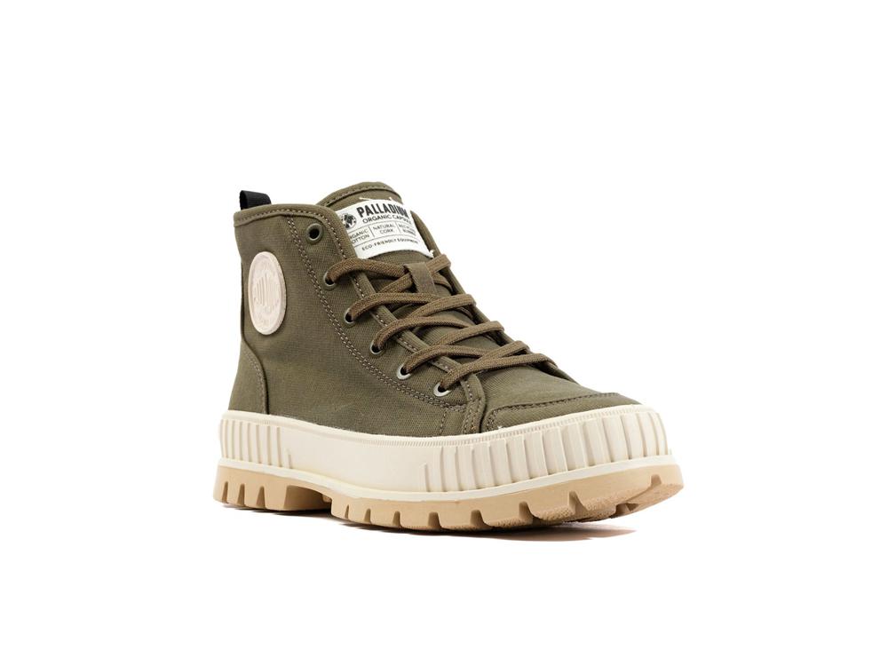Olive Night Palladium PALLASHOCK ORGANIC 2 Men High Top Boots  Israel |  74253-CUYB