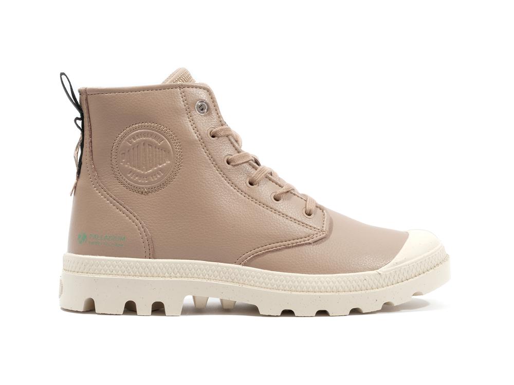 Tan Coral Palladium PAMPA HI RE-VEGAN LTH Men High Tops Shoes  Israel |  96380-VQTC
