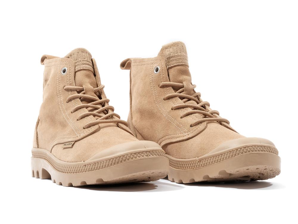 Tan Coral Palladium PAMPA HI SKIN Men High Tops Shoes  Israel |  37495-IUFC