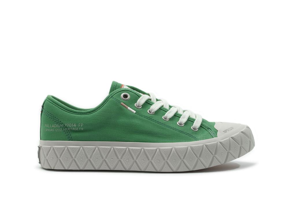 Vintage Green Palladium PALLA ACE CANVAS Men Low Top Sneakers  Israel |  09524-DGHO